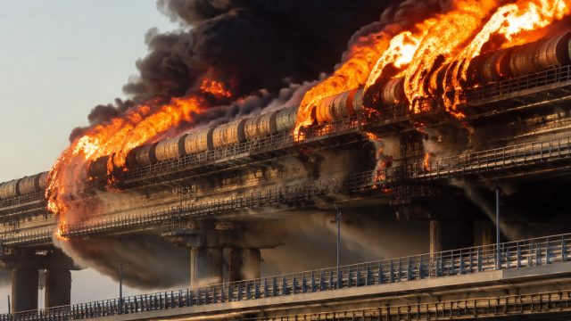 Ukraine Targets Key Railway Bridge in Crimea Amid Ongoing Tensions